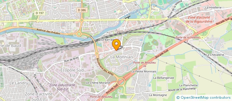 localisation de l'entreprise 2PB INVEST  CESSON-SEVIGNE