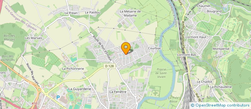 localisation de l'entreprise 2PC  SAINTES