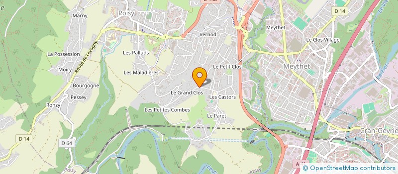 localisation de l'entreprise 2PC INGENIERIE  POISY