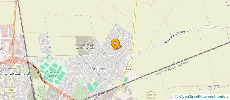 localisation de l'entreprise 2PCL  BETHENY