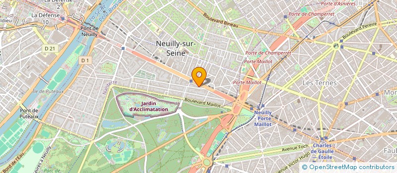 localisation de l'entreprise 2PCV à NEUILLY-SUR-SEINE