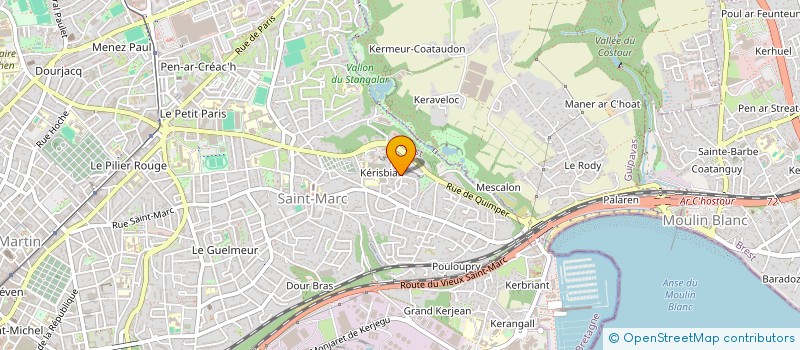 localisation de l'entreprise 2PGS  BREST