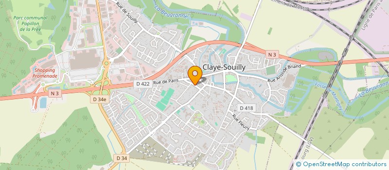 localisation de l'entreprise 2PJFORMATION à NOISY-LE-GRAND