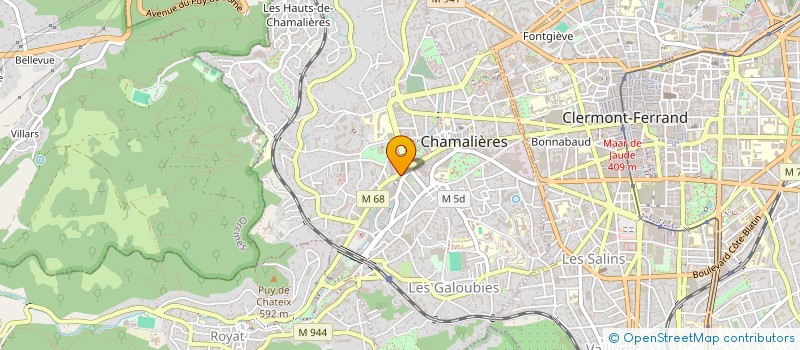 localisation de l'entreprise 2PL IMMO  CHAMALIERES