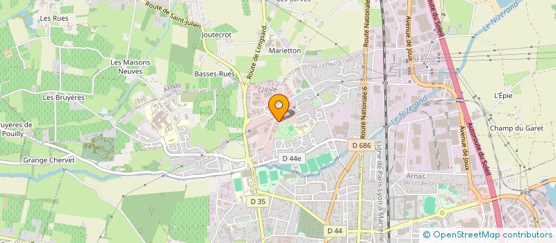 localisation de l'entreprise 2PLR  GLEIZE