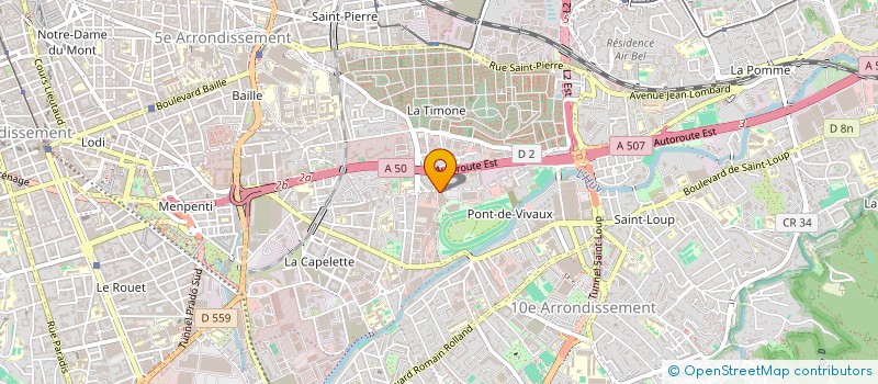 localisation de l'entreprise 2PM  MARSEILLE