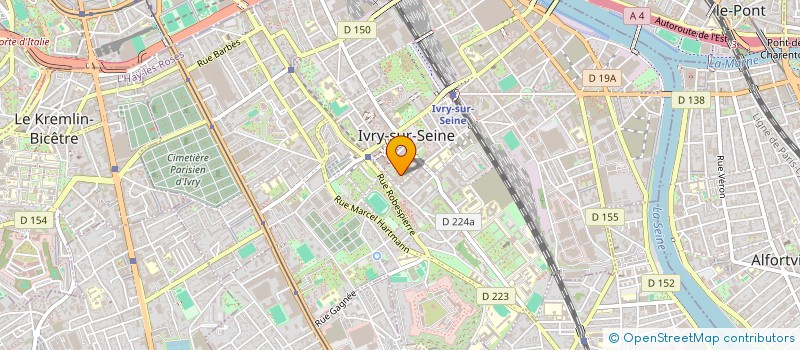 localisation de l'entreprise 2PM AUTO  IVRY-SUR-SEINE