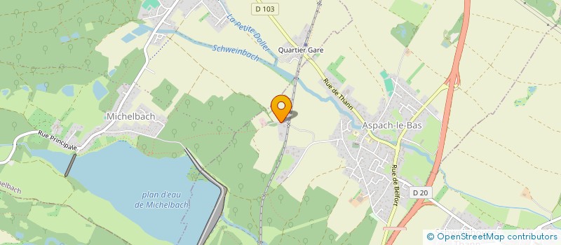 localisation de l'entreprise 2POL  ASPACH-LE-BAS