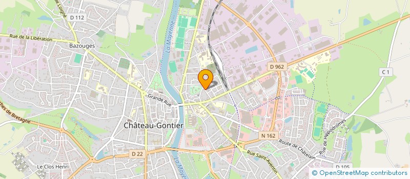 localisation de l'entreprise 2PR  CHATEAU-GONTIER-SUR-MAYENNE