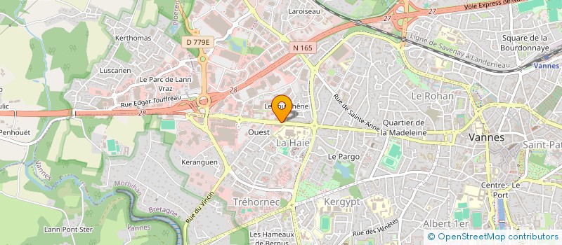 localisation de l'entreprise 2PSB à VANNES