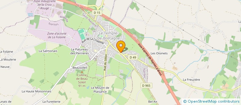 localisation de l'entreprise 2PSC.COM  LE TEMPLE-DE-BRETAGNE