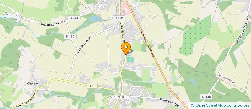 localisation de l'entreprise 2PUM  VEZERONCE-CURTIN