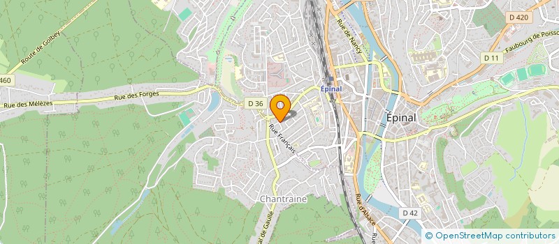 localisation de l'entreprise 2PVB à EPINAL