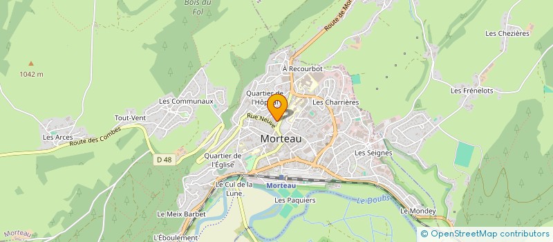 localisation de l'entreprise 2PVM  MORTEAU