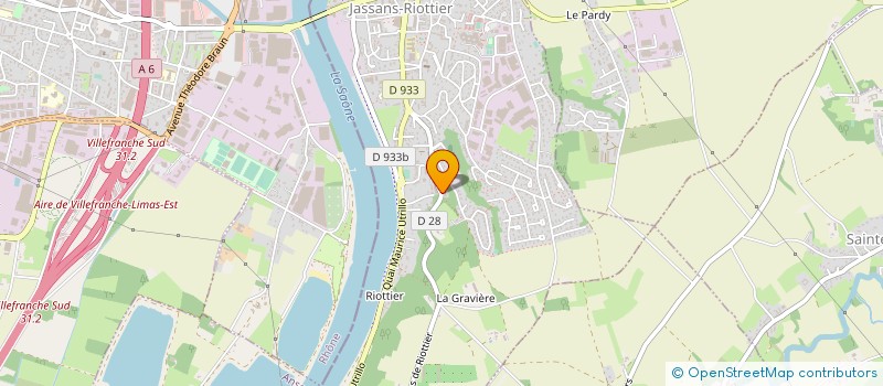 localisation de l'entreprise 2R 2A  JASSANS-RIOTTIER