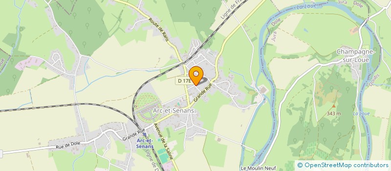 localisation de l'entreprise 2R  ARC-ET-SENANS