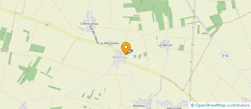 localisation de l'entreprise 2R  CHENOU