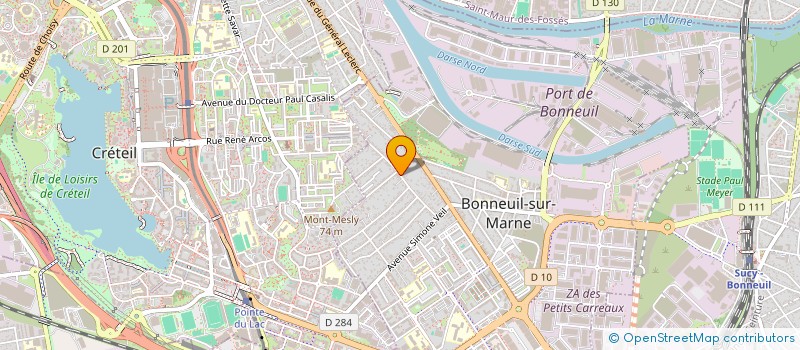 localisation de l'entreprise 2R BAT  BONNEUIL-SUR-MARNE