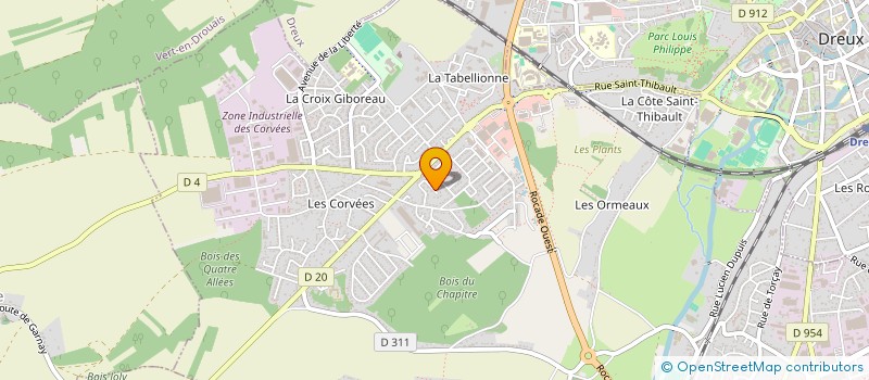 localisation de l'entreprise 2R DISTRIBUTION à VERNOUILLET