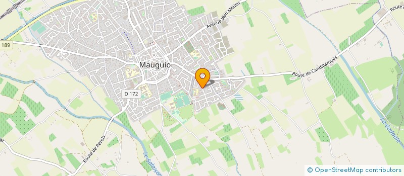 localisation de l'entreprise 2R FACADES  FABREGUES