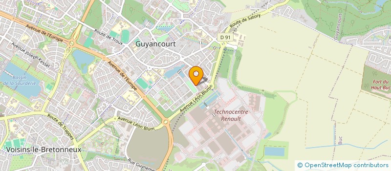 localisation de l'entreprise 2R HABITAT GUYANCOURT  GUYANCOURT