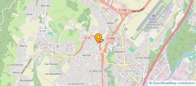 localisation de l'entreprise 2R HOLDING  POISY