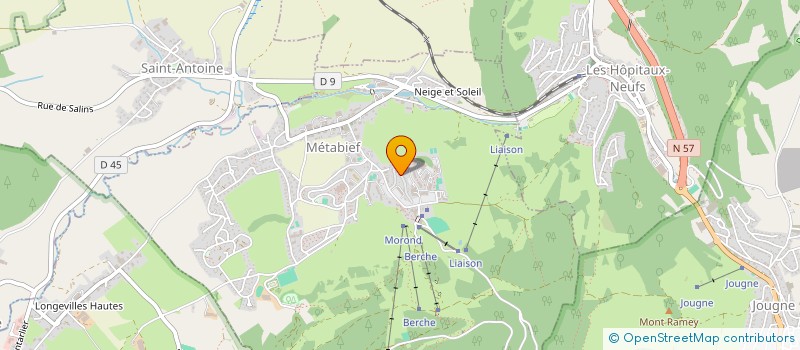 localisation de l'entreprise 2R - IMMO  METABIEF