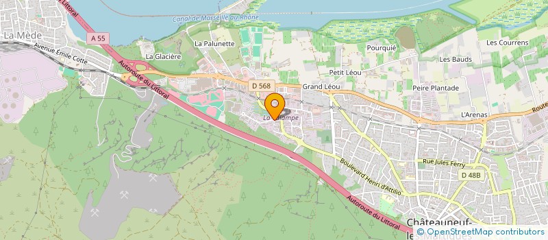 localisation de l'entreprise 2R IMMO  CHATEAUNEUF-LES-MARTIGUES