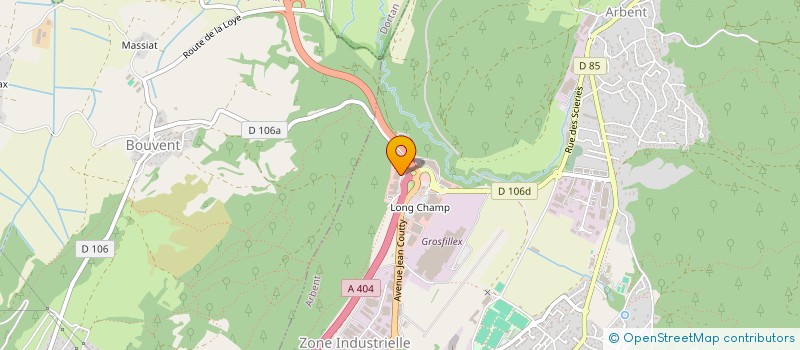 localisation de l'entreprise 2R IMMO  ARBENT