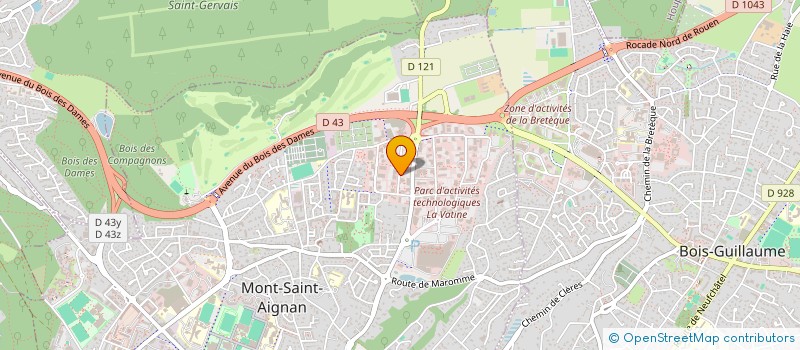 localisation de l'entreprise 2R INGENIERIE à MONT-SAINT-AIGNAN