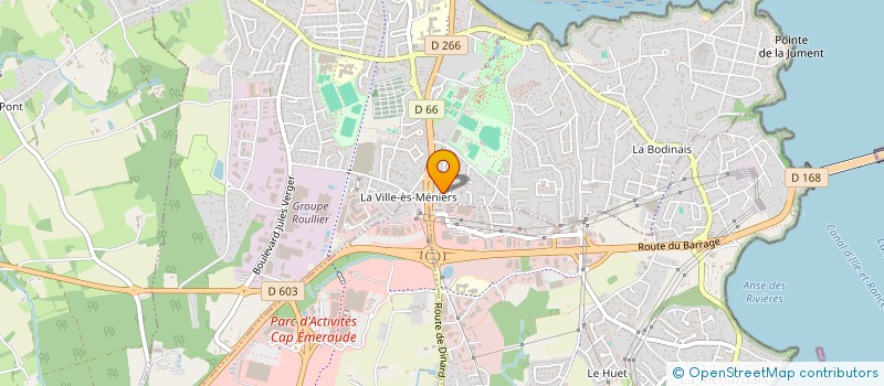 localisation de l'entreprise 2R INVEST  DINARD