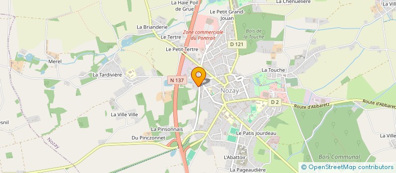 localisation de l'entreprise 2R MENUISERIE à NOZAY