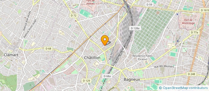 localisation de l'entreprise 2R NETTOYAGE  CHATILLON