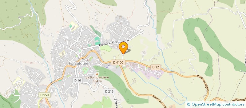 localisation de l'entreprise 2R PLOMBERIE à FORCALQUIER