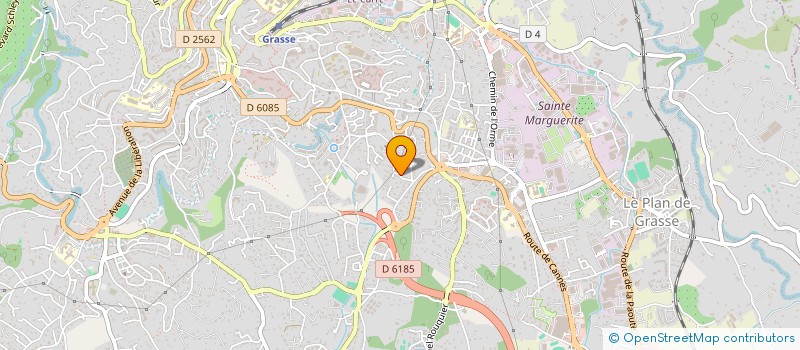 localisation de l'entreprise 2R PROD à GRASSE