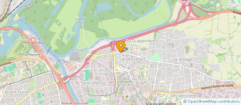 localisation de l'entreprise 2R RHONE à VAULX-EN-VELIN