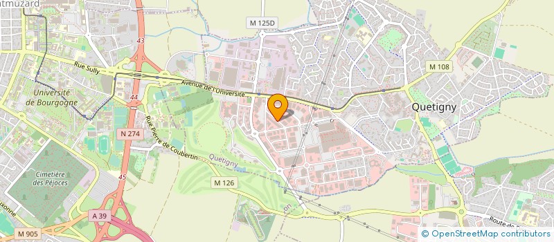 localisation de l'entreprise 2R RIGAUD LE CAMPAGNARD à QUETIGNY