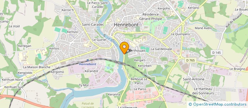 localisation de l'entreprise 2R SPORTS  HENNEBONT