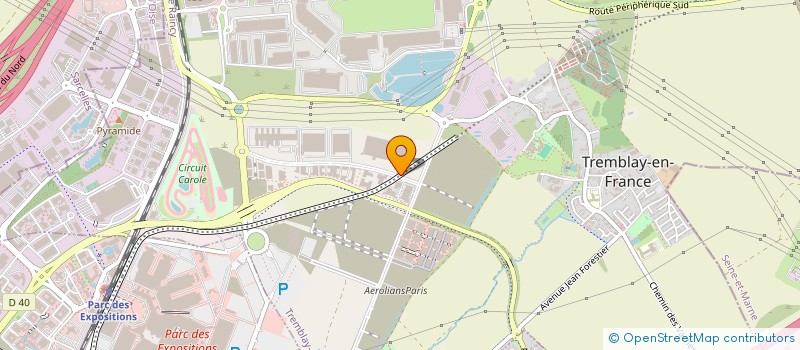 localisation de l'entreprise 2R TPS  PIERREFITTE-SUR-SEINE
