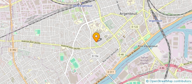 localisation de l'entreprise 2R TRANS  ARGENTEUIL