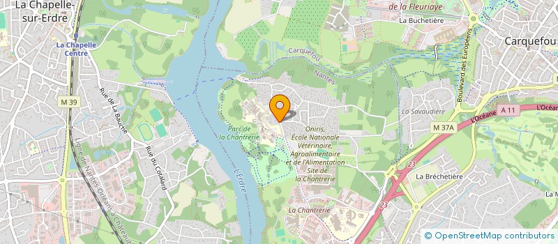 localisation de l'entreprise 2R2T à NANTES