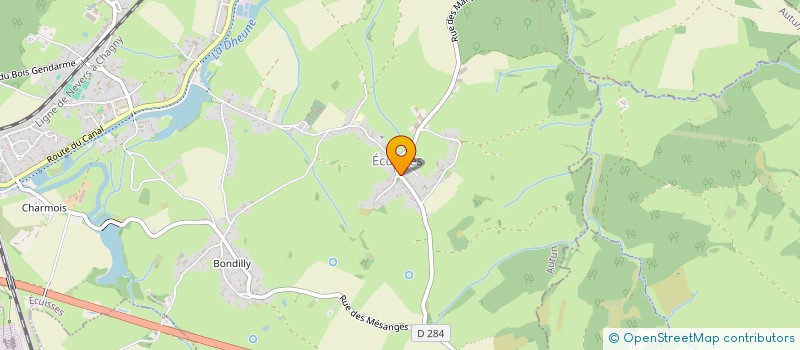 localisation de l'entreprise 2R93  ECUISSES