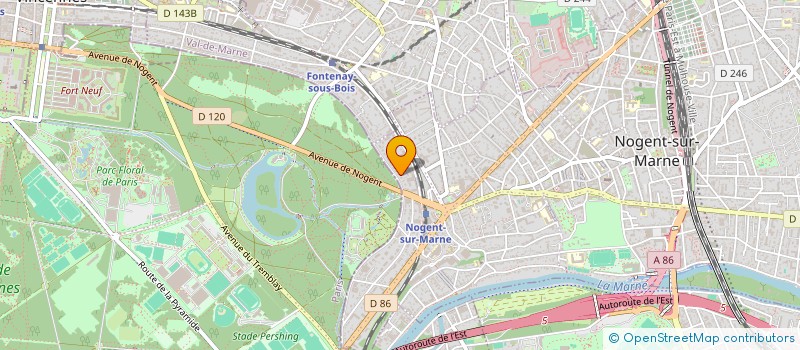 localisation de l'entreprise 2RAC  NOGENT-SUR-MARNE
