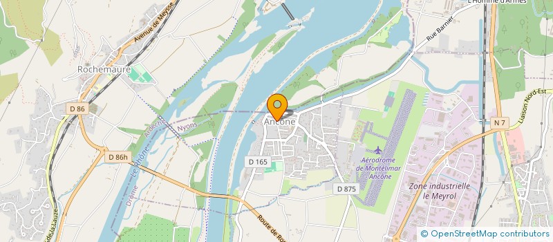 localisation de l'entreprise 2RB  ANCONE