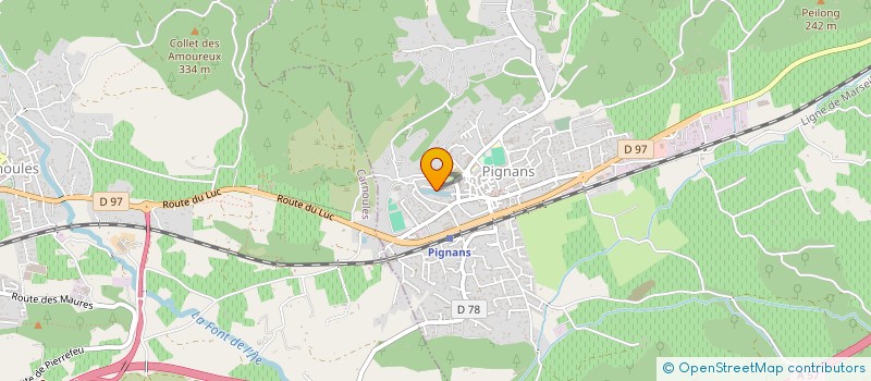 localisation de l'entreprise 2RGS PATRIMOINE  PIGNANS