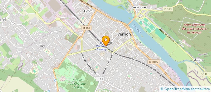 localisation de l'entreprise 2RI  VERNON