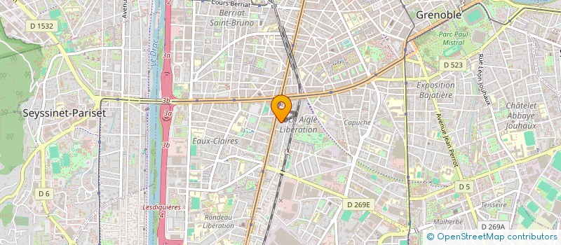 localisation de l'entreprise 2RL à GRENOBLE