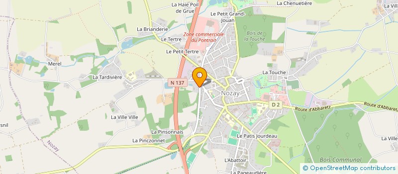 localisation de l'entreprise 2RLF  NOZAY