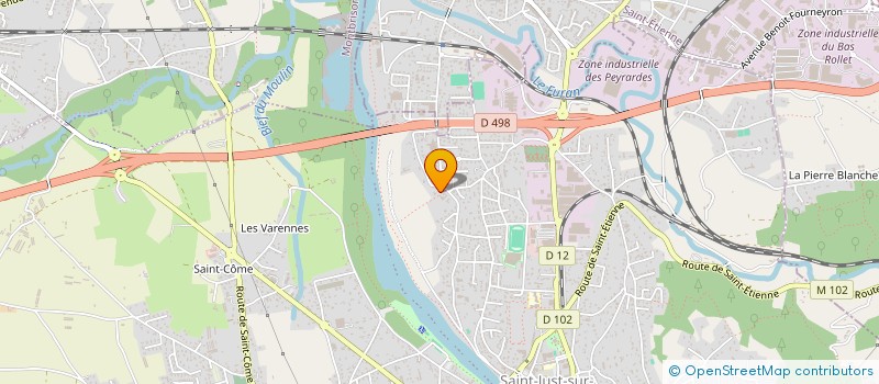 localisation de l'entreprise 2RLM  SAINT-JUST-SAINT-RAMBERT