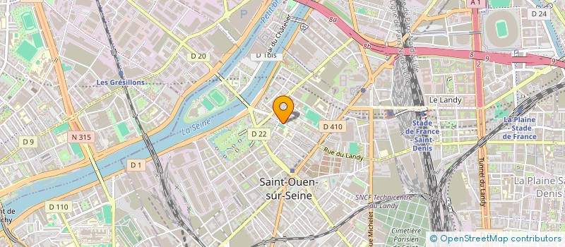 localisation de l'entreprise 2RMB CONSTRUCTION  SAINT-OUEN-SUR-SEINE